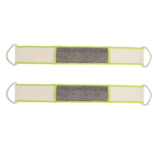 Exfoliating Back Scrubber,2PCS Exfoliating Back Washcloth Back Scrubber Strap Exfoliating Back Strap Elevated Design