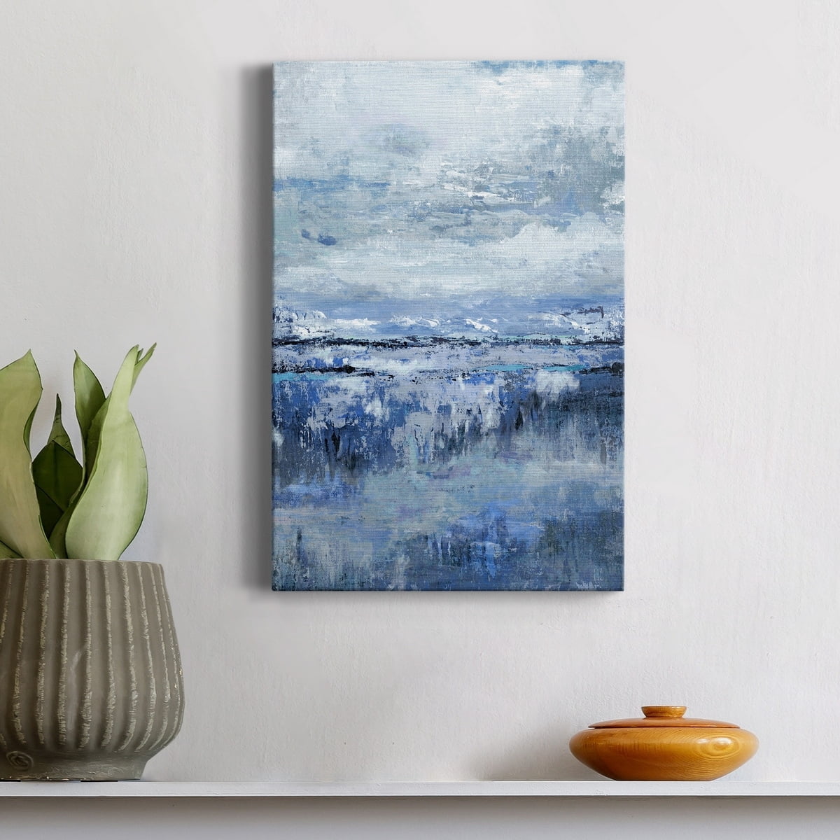 Coastal Indigo Premium Gallery Wrapped Canvas - Ready to Hang - 24 x 36