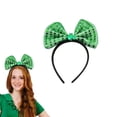 thumbnail image 1 of Xihbxyly Diadema de San Patricio con Diseño de Trébol Verde, Accesorio Unisex para Disfraz, Decoración Divertida para Fiestas, Accesorio para Desfiles, Accesorio para Fotos, Material Plástico, Talla, 1 of 5
