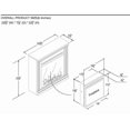 thumbnail image 4 of Dorel Bruxton Electric Fireplace, 4 of 4