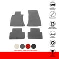 thumbnail image 2 of Ikon Motorsports Floor Mats Compatible with 2019-2025 Genesis G70 RWD Gray Nylon Car Floor Mats Carpet 1st 2nd Row 4PCS Set, 2 of 9