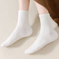 thumbnail image 2 of Women Casual Calf Socks - Cute Cotton Crew Socks - Soft Above Ankle Sock 6 Pairs Size 5-10, 2 of 8