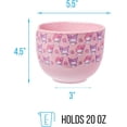 thumbnail image 6 of Silver Buffalo Sanrio Hello Kitty and Friends My Melody and Kuromi Pastel Flowers Ceramic Ramen Noodle Rice Bowl with Chopsticks, Microwave Safe, 20 Ounces, 6 of 9