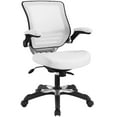 thumbnail image 4 of Modway Edge Vinyl Office Chair, Adjustable from 17.5 to 21 Inches High, White, 4 of 7