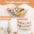 thumbnail image 5 of Topekada 2 Pack Stuffed Animal Hammock Set, Sturdy Large Stuffed Animal Storage Net and Suspension Rope, Cotton Corner Hanging Organizer for Kids Baby Nursery Wall Bedroom Home Decor, 5 of 7