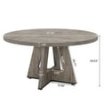 thumbnail image 4 of Tribesigns Farmhouse Dining Table for 4 People, 47" Round Wood Dining Table (Chairs Not Included), 4 of 7