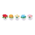 thumbnail image 2 of 5x Mini flores en maceta, accesorios para casa de muñecas, regalos de cumpleaños, modelo de jardín Fary, plantas en miniatura para casa de muñecas,, 2 of 9