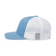 thumbnail image 2 of Pacific Headwear Trucker Snapback Cap 104C Columbia Blue/White/Columbia Blue Os, 2 of 8