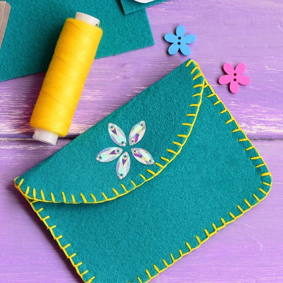 UPKOCH 48Set Geometric Sewing Rhinestone For Weddings White AB Glass For Artists