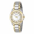 thumbnail image 1 of Reloj de mujer Bulova 98P140 acero dos tonos con Marcadores de acento de diamantes esfera de nácar blanco, 1 of 1