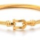 thumbnail image 2 of Pulsera de cable torcido de acero inoxidable para mujer con cierre de gancho Ormromra WMZY-437-1, 2 of 4