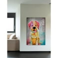 thumbnail image 4 of Marmont Hill "Sit Stay Love II" by Connie Haley Painting Print on Wrapped Canvas, 4 of 5