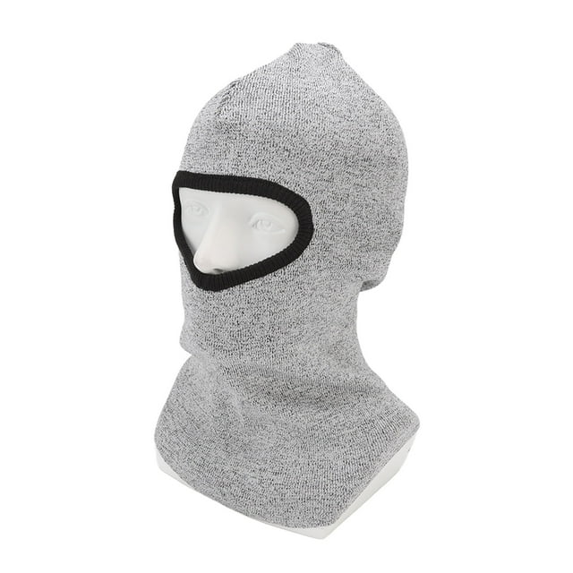 Fireproof Headgear, Comfortable Anti Cut Full Face Cover 4 Sided Protection Knife Resistant Strong Tear Resistance For Sheet Metal Processing