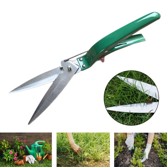 Grass Shears Hand Grass Clippers Manual Grass Cutter Edging Shears for Garden, Lawn Edges
