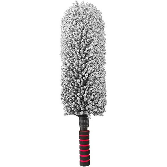 Applicable to jfqm Microfiber Car Body Duster Telescoping Wax Dust Mop Cleaning Brush Fiber Cotton Car Microfiber Dust Brush 55-84cm (Color : Purple)