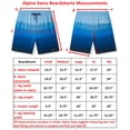 thumbnail image 5 of Alpine Swiss Mens Swim Shorts Beach Trunks Boardshorts Volley Shorts Quick Dry Swimwear Blue BoardShort Medium, 5 of 7