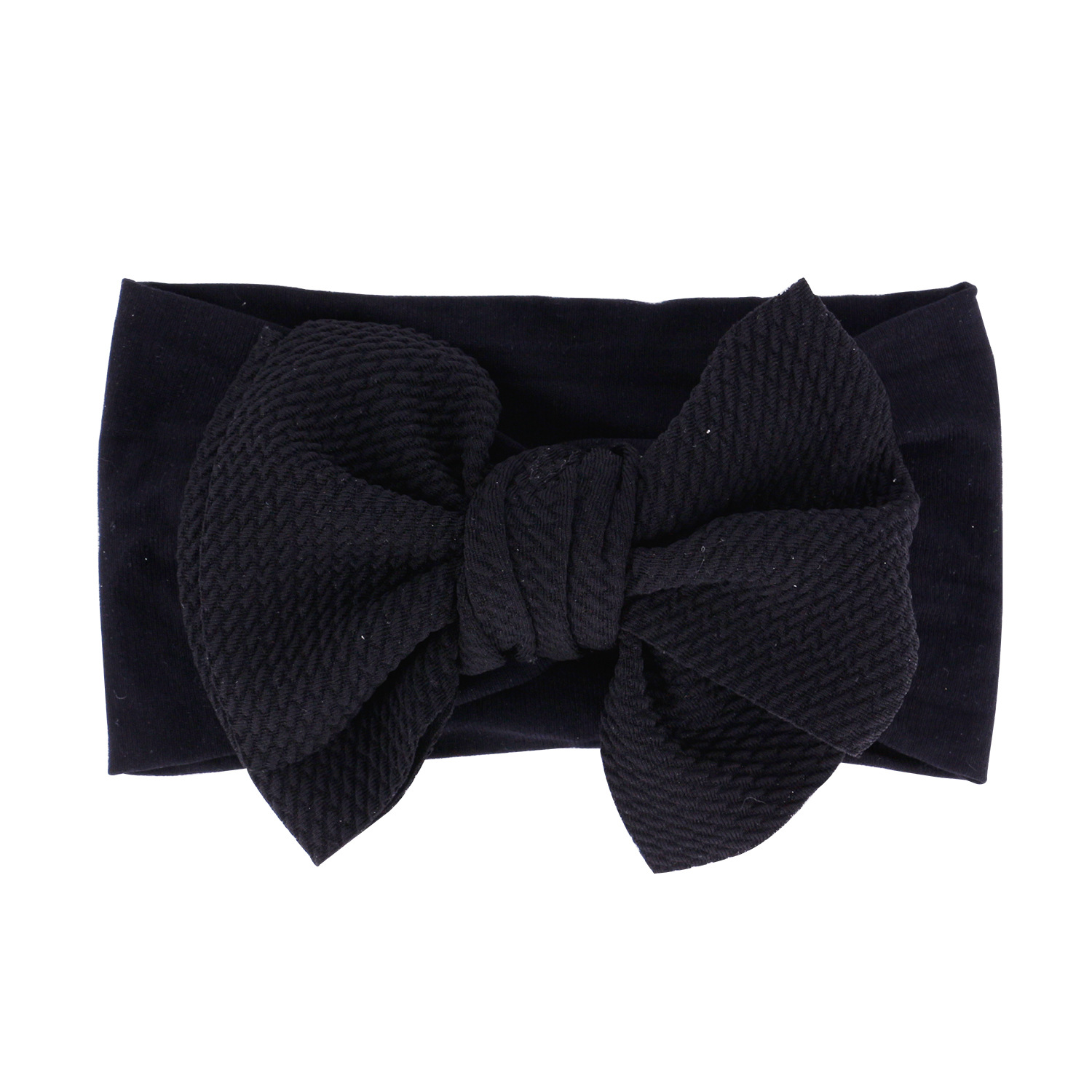 Super Stretchy Soft Knit Baby Girl Headbands with Hair Bows Head Wrap