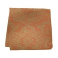 thumbnail image 2 of Ultimate Textile (2 Dozen) Miranda 17 x 17-Inch Damask Cloth Napkins- Jacquard Weave, Sienna Burnt Orange, 2 of 3