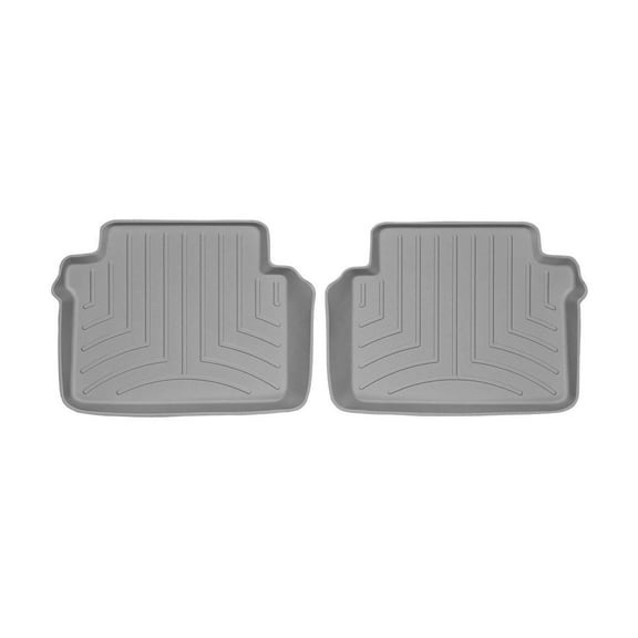 WeatherTech Custom Fit FloorLiners compatible with BMW 330Ci, 328Ci, M3, 323Ci - 2nd Row (2-Piece Liner), Grey