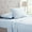 3 Line - Aqua, variant on Bamboo 4 Piece Luxury 3 Line Embroidered Sheet Set
