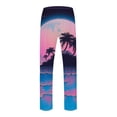 thumbnail image 4 of Afdoent Pantalon Homme Printemps Été Mode Imprimé Thème Cocotier Classique, 4 of 5