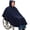Black Fleece, variant on Winter Hooded Wheelchair Poncho Cape with Polar Fleece or Sherpa Lining