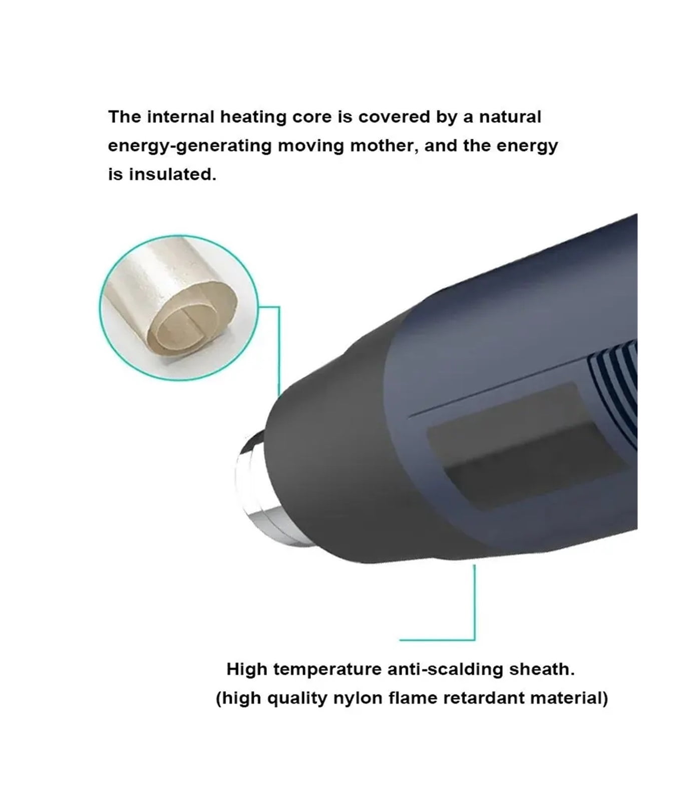 2500W variable advanced electric heat gun advanced hot air gun temperature adjustable electric heat gun ,Variable Temperature