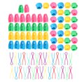 thumbnail image 4 of Fdit Fournitures de Couture, 90 Pcs Pinces en Silicone pour Bobine, Fournitures de Couture en Plastique, 4 of 10