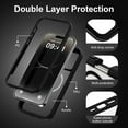 thumbnail image 3 of Pour iPhone 15 Pro Max Étui, Compatible avec MagSafe, Protection Antichoc Robuste Étui de Téléphone, Double Couche Magnétique Transparente pour iPhone 15 Pro Max, 6.7 Pouces, Noir, 3 of 6