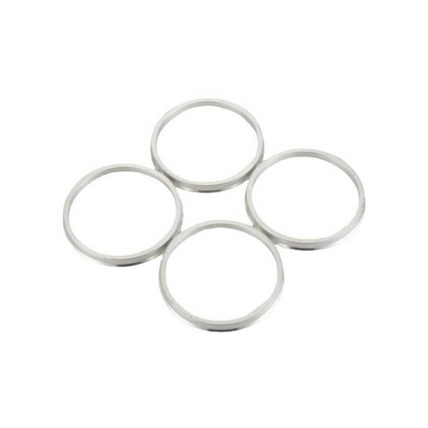 Sidaley Reemplazo del anillo central del cubo de la rueda del coche de 4 piezas, accesorios reductores de reparación de anillos de reparación Vehículos, repuestos y accesorios Mis 73.1-57.1