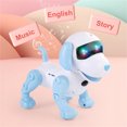 thumbnail image 1 of QIPOPIQ Remote Control Robot Dog Toy, Programmable Interactive & Smart Dancing Robots for Kids 5 and up, RC Stunt Toy Dog with Sound LED Eyes, Electronic Pets Toys Robotic Dogs for Kids Gifts, 1 of 9