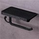 thumbnail image 5 of Soporte de papel higiénico Vintage montado en la pared Cateissary para baño Negro, 5 of 6
