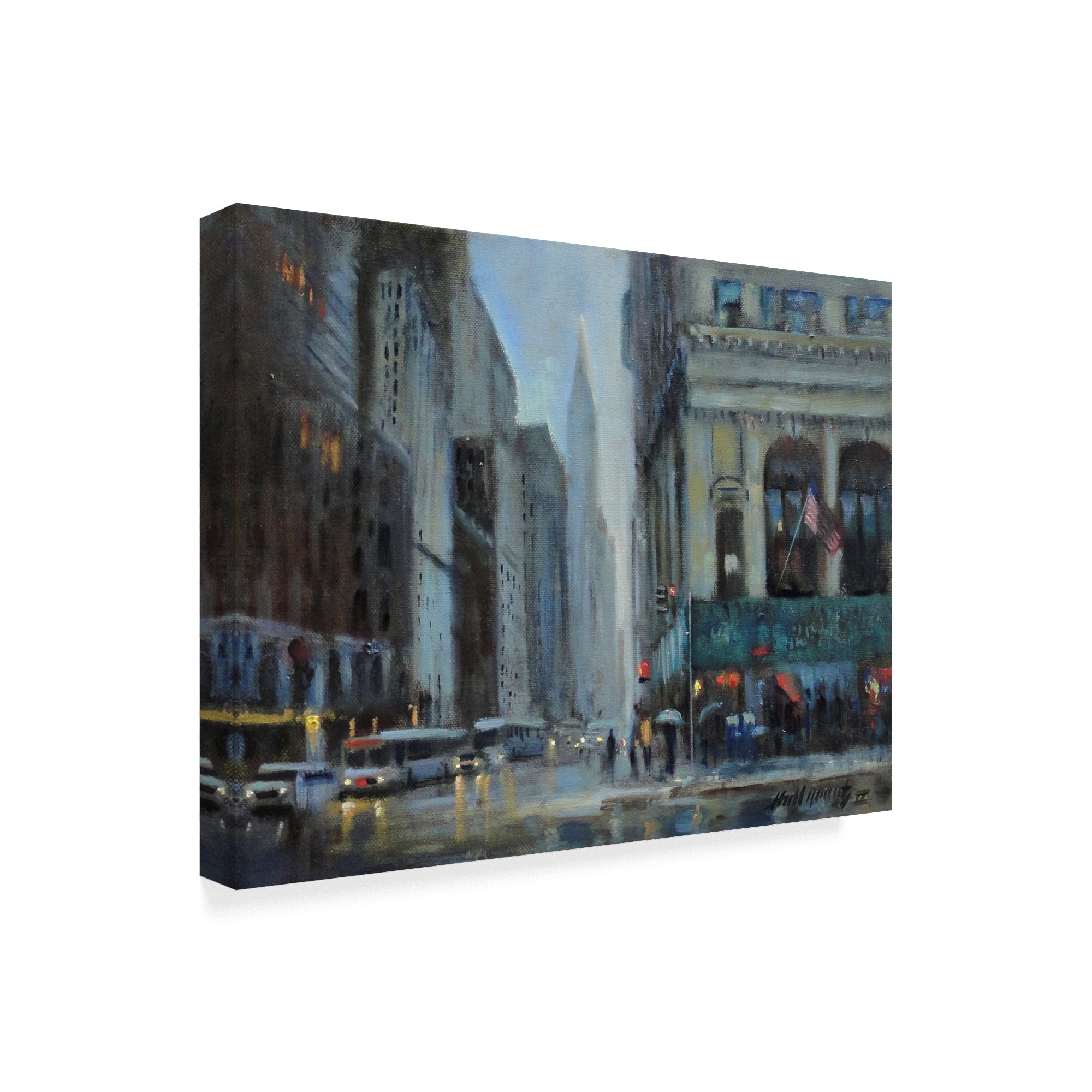 Chrysler Building, Manhattan' Canvas Art by Hall Groat Ii