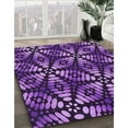 thumbnail image 3 of Ahgly Company Machine Washable Indoor Rectangle Transitional Purple Area Rugs, 2' x 3', 3 of 7