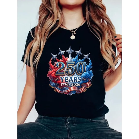 250 Years Independence Patriotic 1776 2026 4th of July T-Shirt