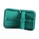 thumbnail image 1 of Estuche para agujas de crochet, bolsa para herramientas de crochet, bolsa organizadora con cremallera para almacenamiento de crochet Verde, 1 of 9
