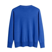CHGBMOK Women's V-Neck Button Front Knit Cardigan Long Sleeve Lightweight Layering Sweater
