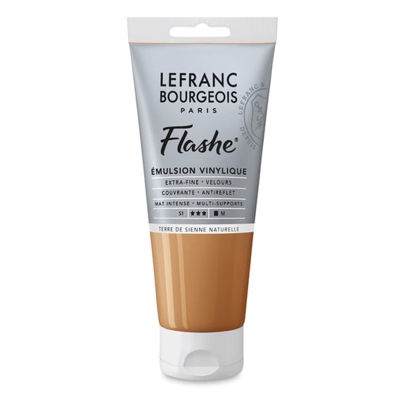 Lefranc & Bourgeois Flashe Vinyl Paint - Raw Sienna, 80 ml