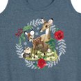 thumbnail image 3 of Disney Bambi - Christmas - Family In The Forest - Women's Racerback Tank Top, 3 of 5