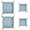 Blue, variant on LELE LIFE 4 Pack Leather Valet Tray, 2 Sizes Catchall Tray Desk Organizer for Key Jewelry Trinket Watch Perfume Coin, for Entryway Table Nightstand Dresser Vanity Travel, Brown
