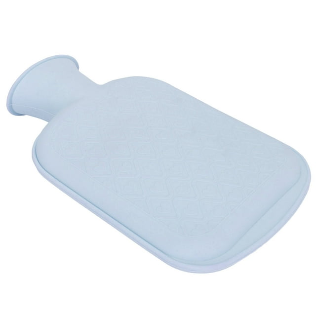 Sac d'Eau Chaude Mignon, Sac d'Eau Chaude Mignon 800ml Épais Résistant à l'Explosion Micro-Ondes Résistant à Basse Température Doux pour la Randonnée Violet, Bleu