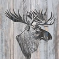 thumbnail image 3 of Kimberly, Allen 12x12 Black Modern Framed Museum Art Print Titled - Cabin Rules 3, 3 of 5