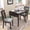 Espresso, variant on EUROCO 3-Piece Dining Table Set for 2,Rectangular Solid Wood Dining Table with Drop Leaf,2 Dining Upholstered Chairs and MDF Board,Perfect for Small Space, Easy Assembly,Brown