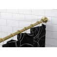 thumbnail image 2 of Kingston Brass SCC2717 60-72 in. Edenscape Stainless Steel Adjustable Tension Shower Curtain Rod with Rings, Brushed Brass, 2 of 3