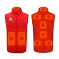 thumbnail image 2 of Winter Deals！Heated Jackets for Women,Plus Size Heated Coat for Men and Women 9 Heating Heated Jacket Winter Heating Coat Red Xl, 2 of 5