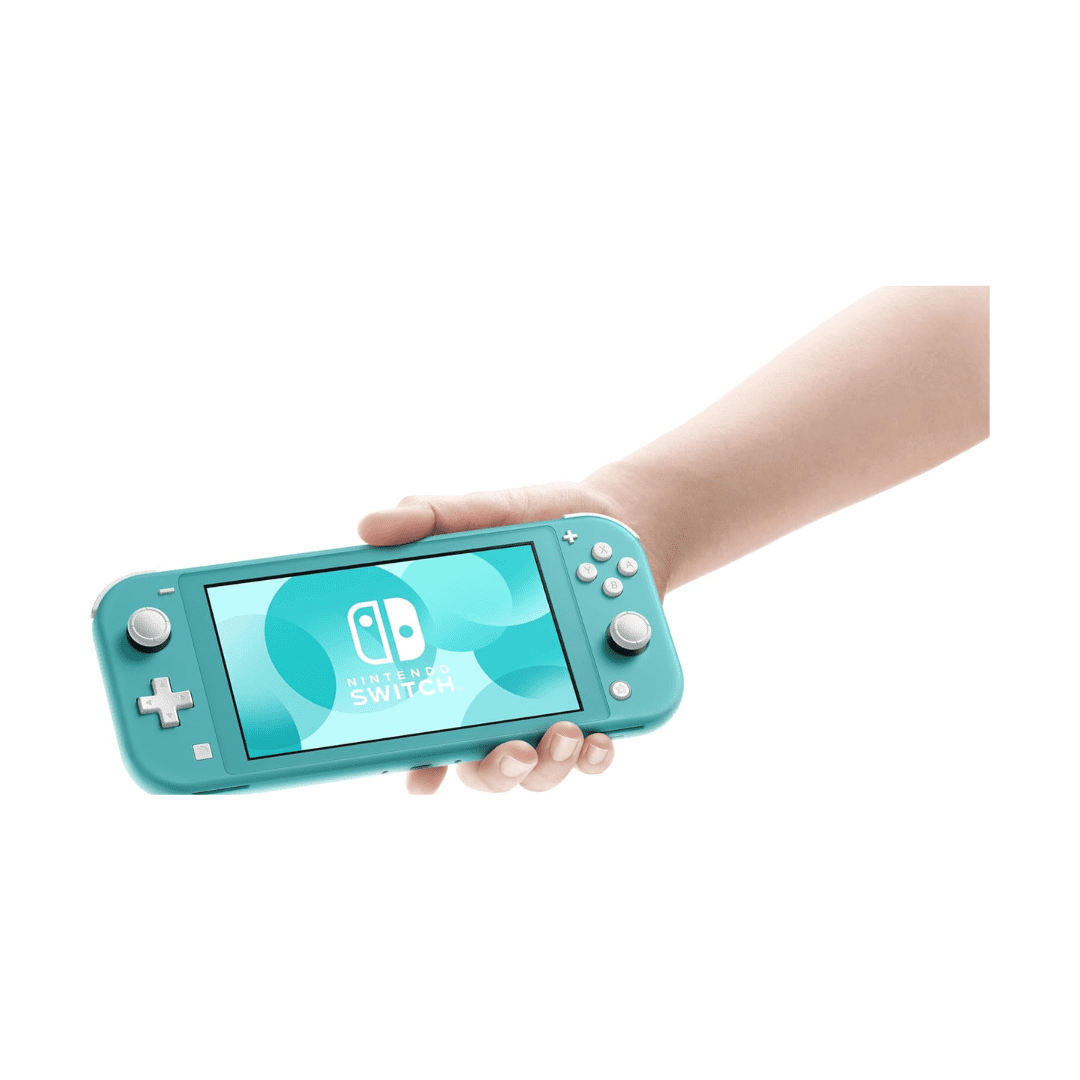 Restored Nintendo Switch Lite Game Console with One Mario Game - Turquoise (Refurbished)