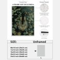 thumbnail image 3 of HFDF Dark Academia gothic wall art The Lake Goth Moody Victorian Wall Decor Aesthetic Cottagecore Canvas Prts vtage, style-4 16x20inch Framed, 3 of 6