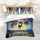thumbnail image 5 of En Tus Sueños Conjunto de sábanas temático, trío de piezas, cómodo y amigable con la piel, diseño único, regalo de decoración para el hogar para familiares, amigos y fans,173cm *218cm, 5 of 6