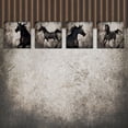 thumbnail image 2 of LightBoxJournal 12x12 Black Ornate Wood Framed with Double Matting Museum Art Print Titled - GypsyHorse CollectionSurfacePattern V2 4, 2 of 4