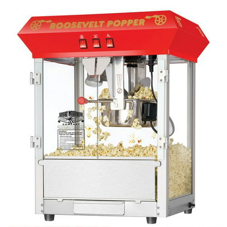 Great Northern Red 8-Ounce Antique Countertop Style Popcorn Popper Machine